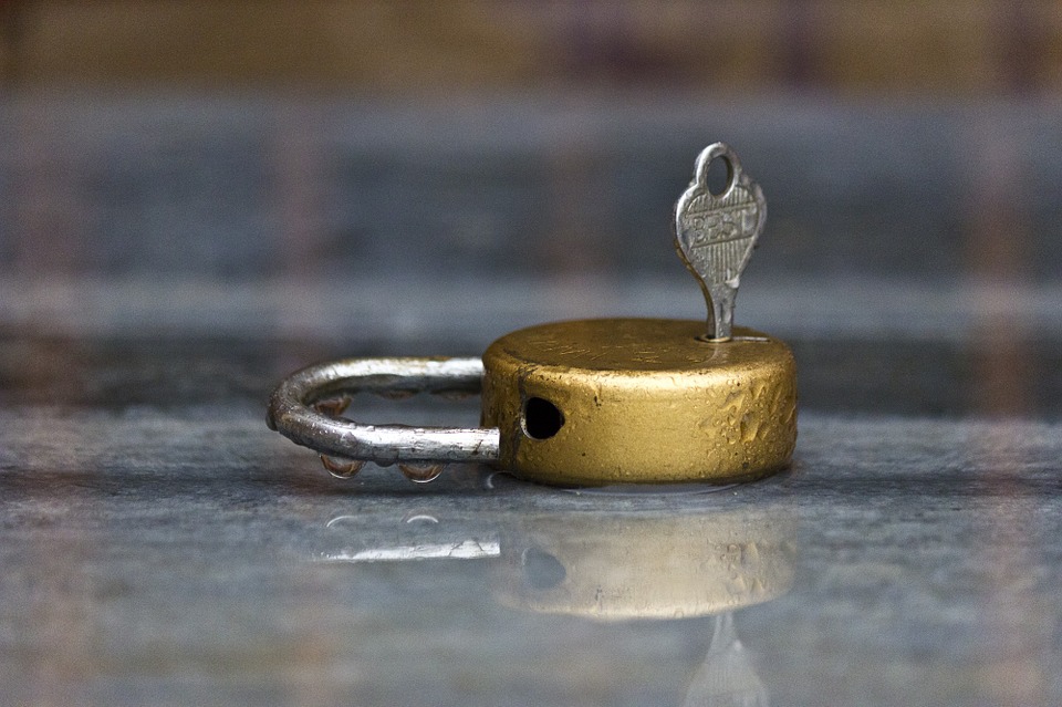 key and padlock