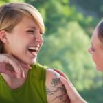 laughing women 